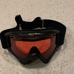 Bolle Black Frame Goggles with Red Lens